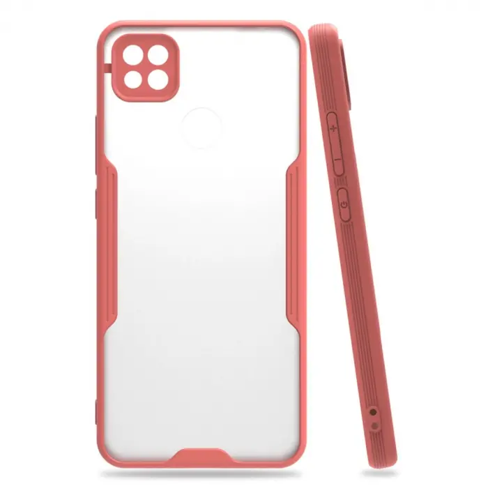 Xiaomi Redmi 9c Kılıf Platin Silikon - Pembe