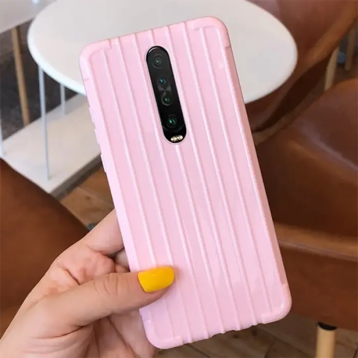 Xiaomi Redmi K30 Trunk Lines ince Soft Silikon Kılıf-(5775)