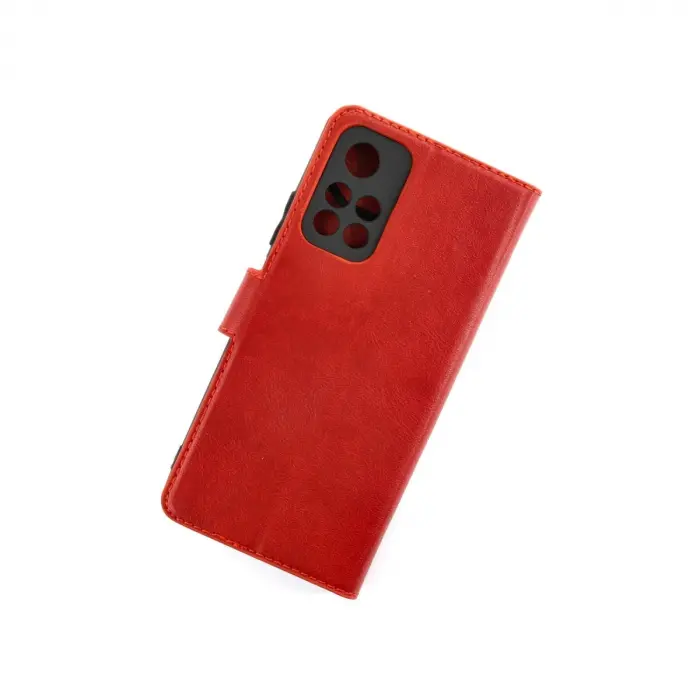 Xiaomi Redmi Note 11t Kılıf Trend S Plus Kapaklı Kılıf - Kırmızı