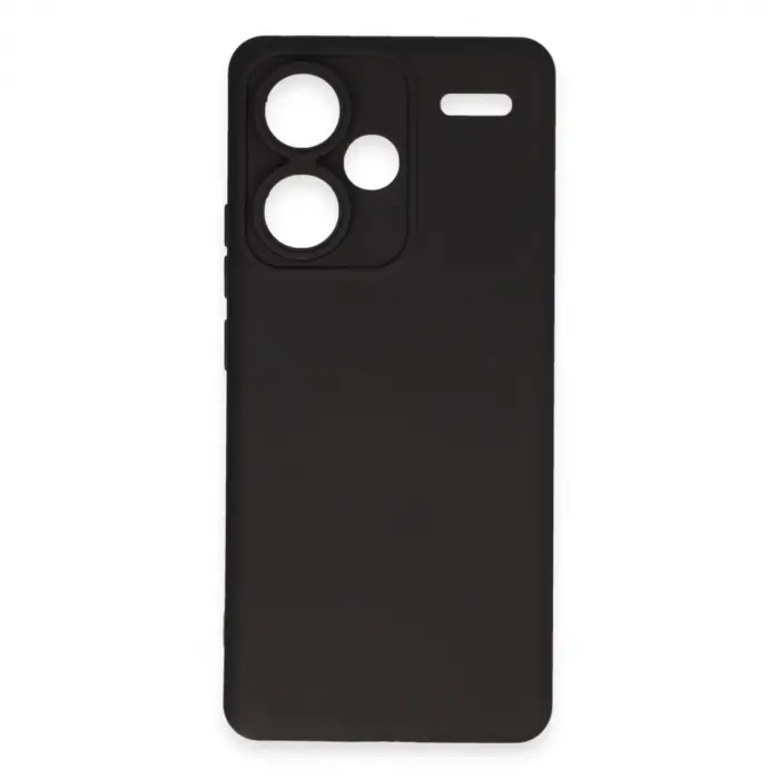 Xiaomi Redmi Note 13 Pro Plus Kılıf Nano İçi Kadife Silikon - Siyah