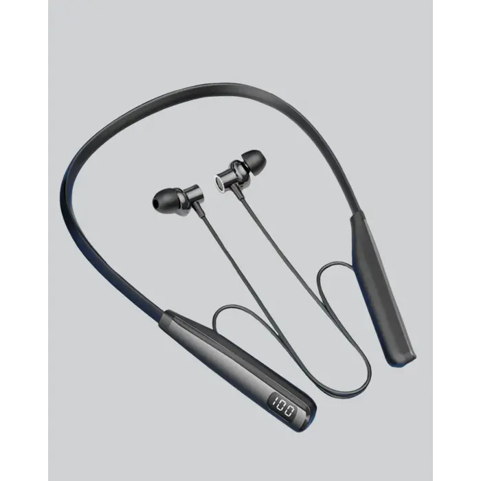 Y12 Bluetooth Boyun Bantlı Kulaklık – 100 Saat Pil, Bluetooth 5.3, Dokunmatik Kontrol