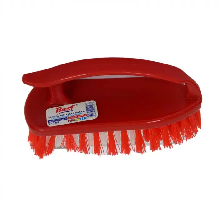 Yaka Fırçası Sembol Plastik Tutma Saplı Fırça Karışık Renk 14 Cm