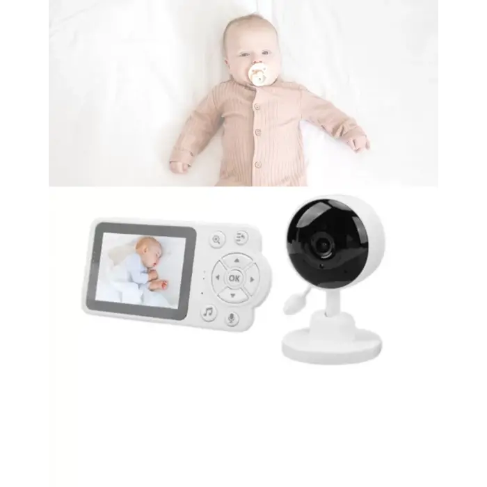 Yakınlaştırma Özellikli Gece Görüşlü Bebek İzleme Kamerası Yeni Nesil