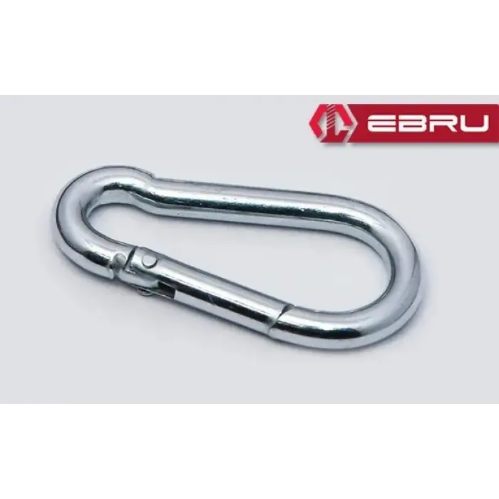 Yaylı Karabina, Çengel, Kanca 11mm - 10 Adet