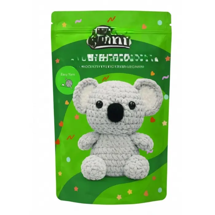 Yeni Başlayanlar İçin Koala Amigurumi Örgü Kiti