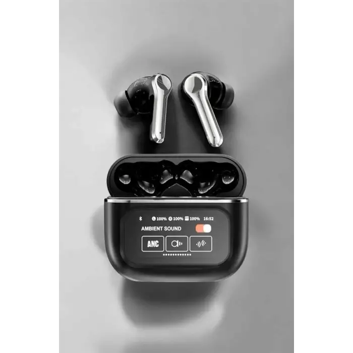 Yeni Nesil Bluetooth Kulaklık Ekranlı Yüksek Ses Kaliteli Uzun Şarj Süreli
