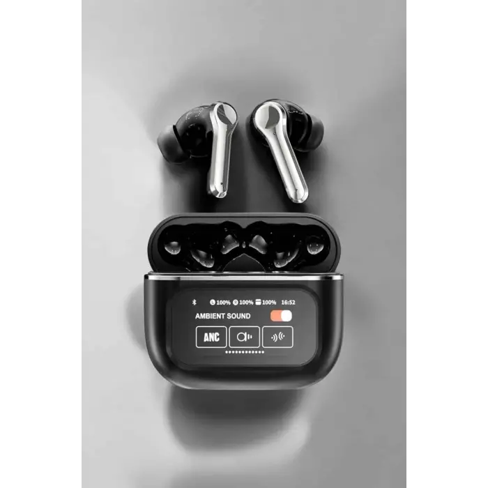 Yeni Nesil Bluetooth Kulaklık Ekranlı Yüksek Ses Kaliteli Uzun Şarj Süreli