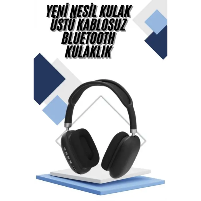 Yeni Nesil Bluetooth Kulaklık Kulak Üstü ANC Özelliği Yüksek Ses Kaliteli