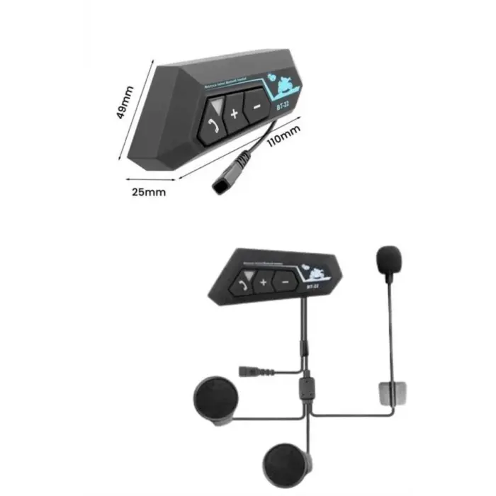 Yeni Nesil Dinleme Ve Konuşma Özellikli Intercom Kask Kulaklığı 5.0 Bluetooth