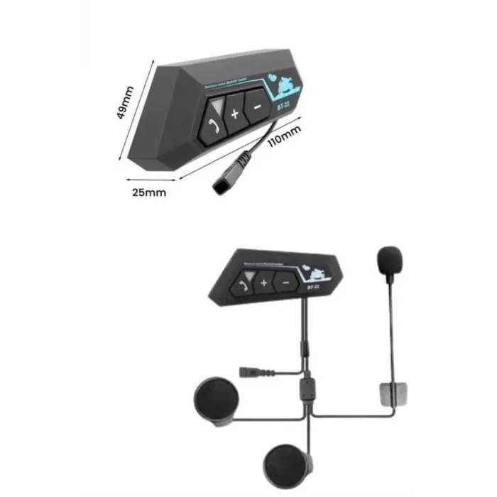 Yeni Nesil Dinleme Ve Konuşma Özellikli Intercom Kask Kulaklığı 5.0 Bluetooth
