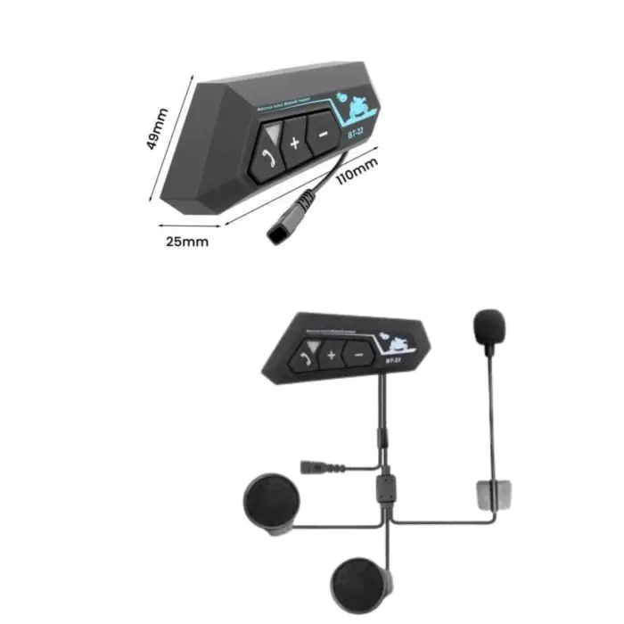 Yeni Nesil Dinleme Ve Konuşma Özellikli Intercom Kask Kulaklığı 5.0 Bluetooth