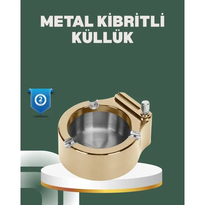 Yeniden Doldurulabilir Çakmaklı Küllük Dayanıklı Yapı