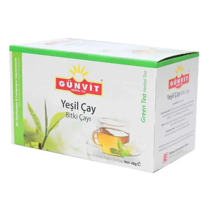 Yeşil Çay  Çayı 20 Süzen Poşet