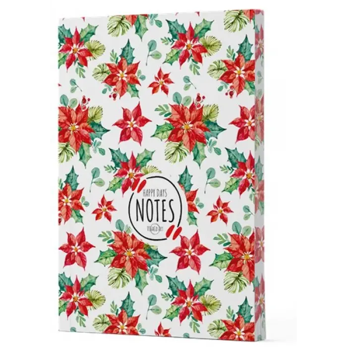 Yılbaşı 6 - Yan Boyamalı Çizgili Defter