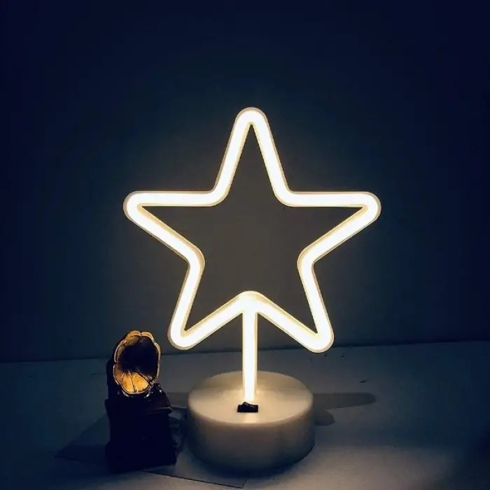 Yıldız Neon LED Lamba