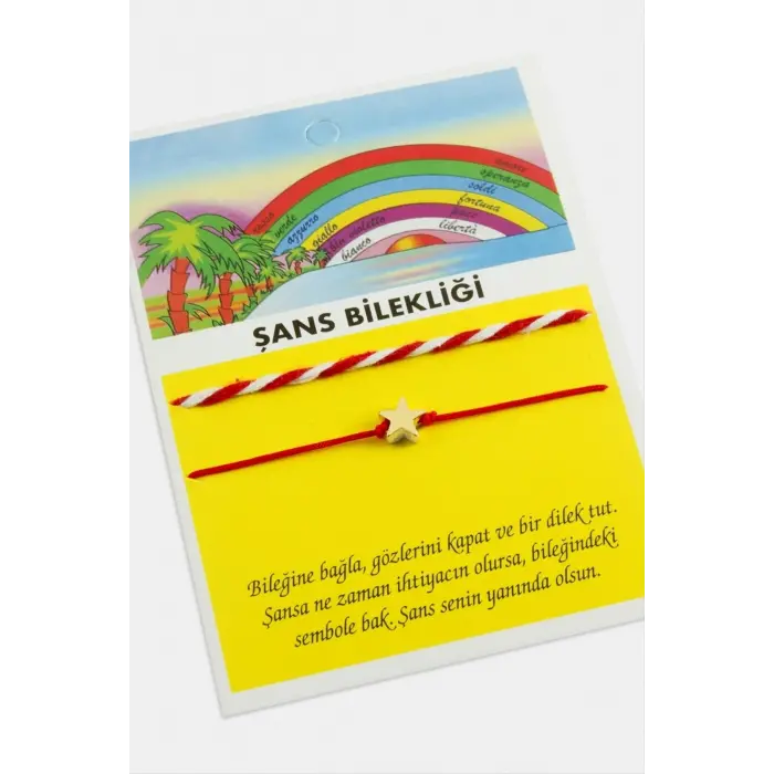 Yıldız Şans İp Bileklik