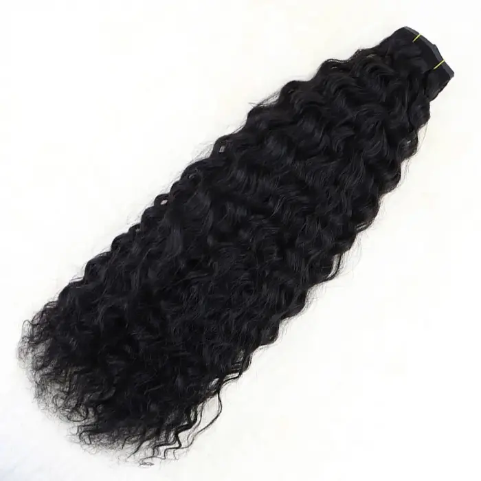 Yoğun Daalı 7 Parça Görünmez Yarım Ay Set %100 Gerçek  / 55cm