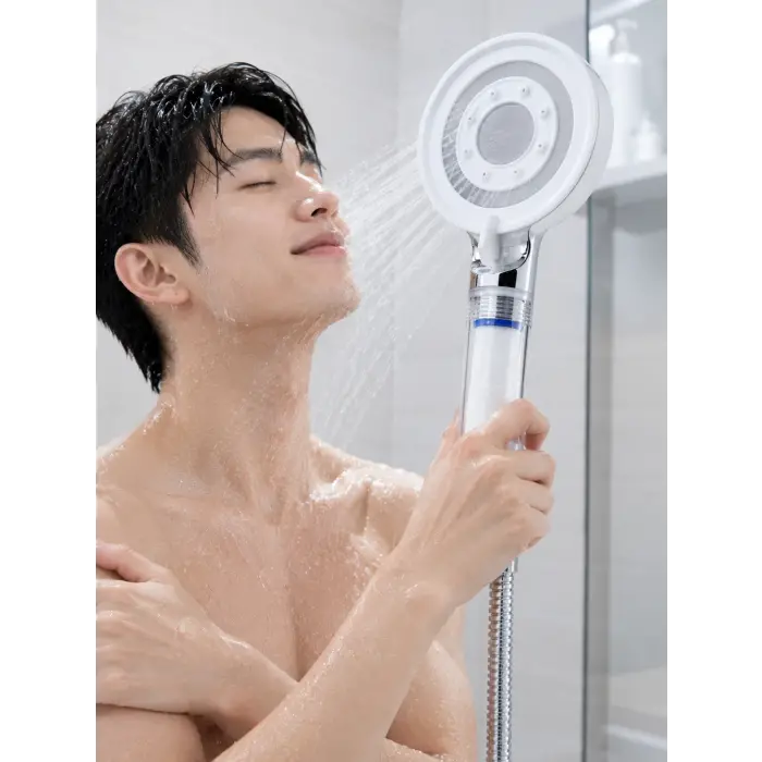 Yüksek Basınçlı Filtreli Duş Başlığı Mineral Filtreli Su Tasarruflu El Duşu