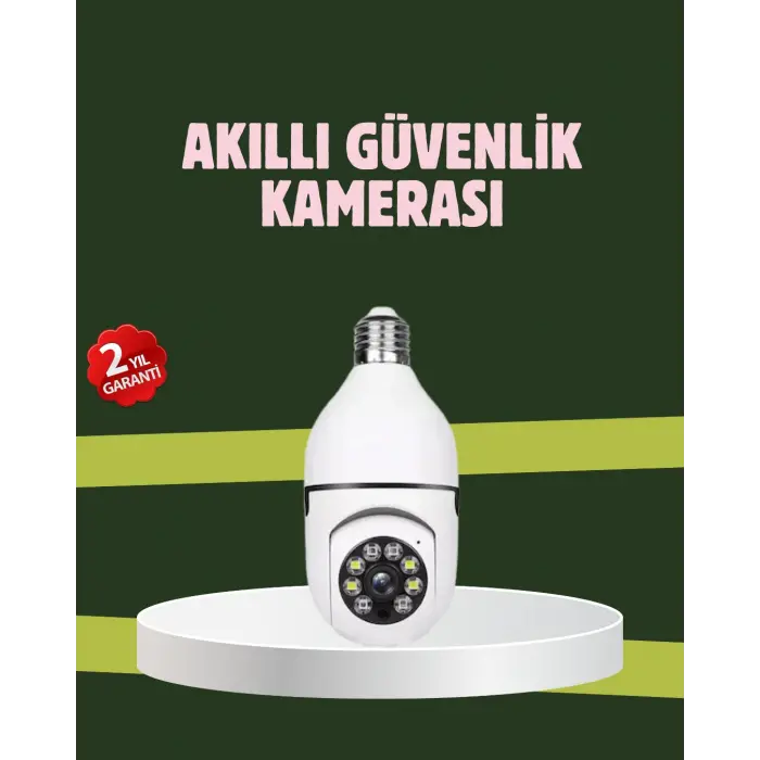 Yüksek Çözünürlüklü Kablosuz Akıllı Güvenlik Kamerası