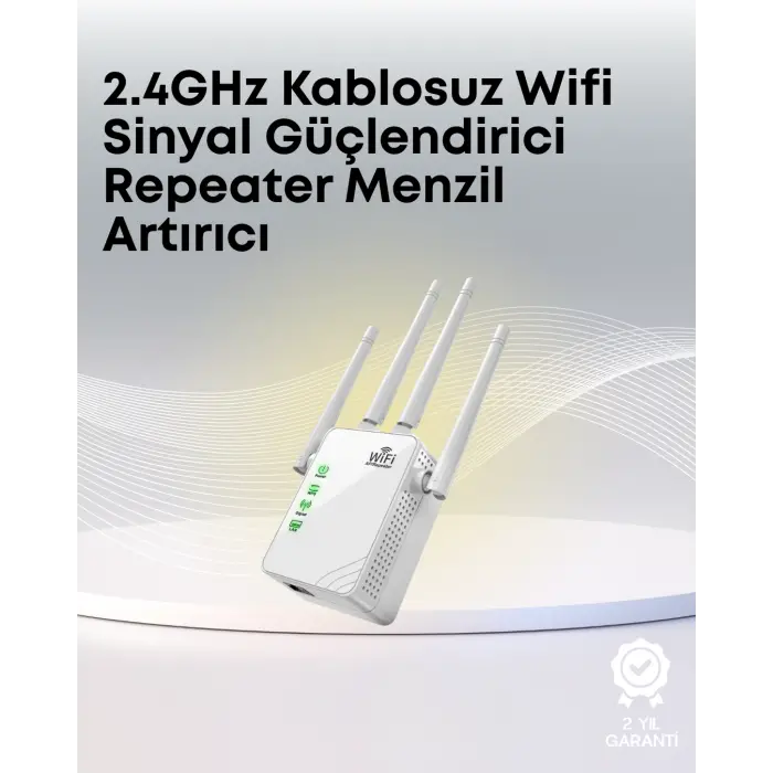 Yüksek Hızlı Parazit Önleyici WiFi Repeater Router