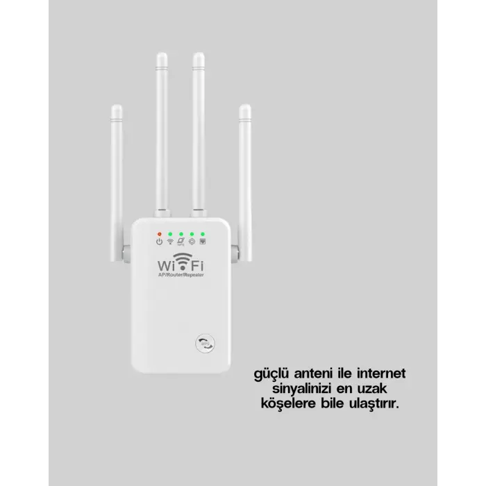 Yüksek Hızlı Parazit Önleyici WiFi Repeater Router
