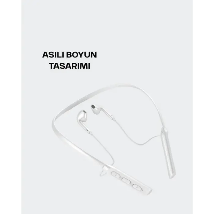 Yüksek Kapasiteli Pil Destekli Boyun Askılı Kulaklık – 100 Saat Dayanıklı