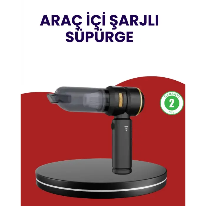 Yüksek Performanslı Araç İçi El Süpürgesi