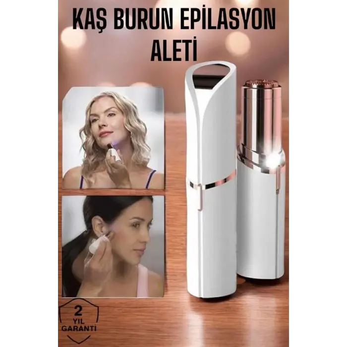 Yüksek Performanslı Hassas Ciltler İçin Tasarlanmış Yüz Kaş Epilatörü
