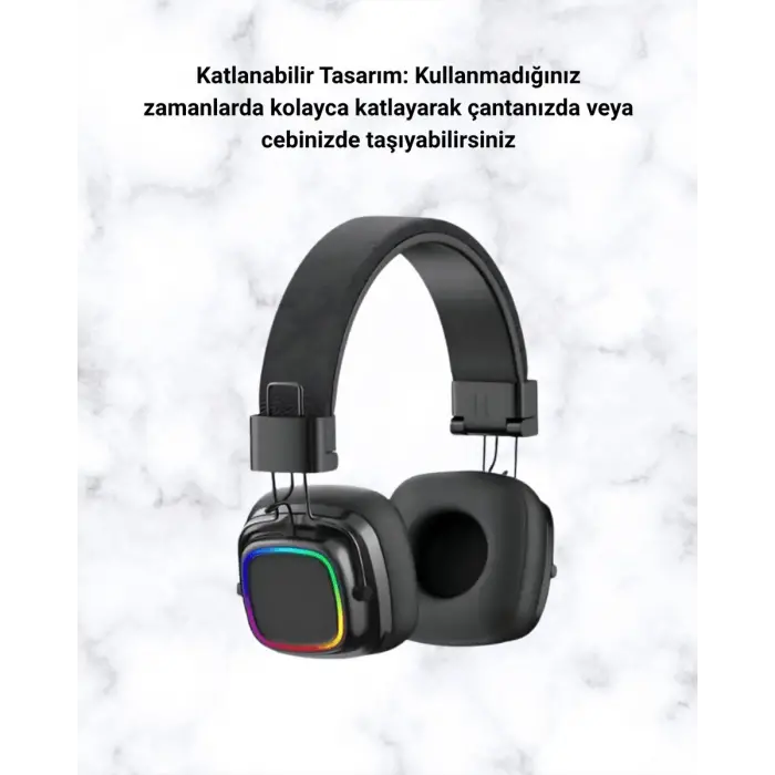Yüksek Ses Kaliteli Kablosuz Kulak Üstü Kulaklık – BT 5.3