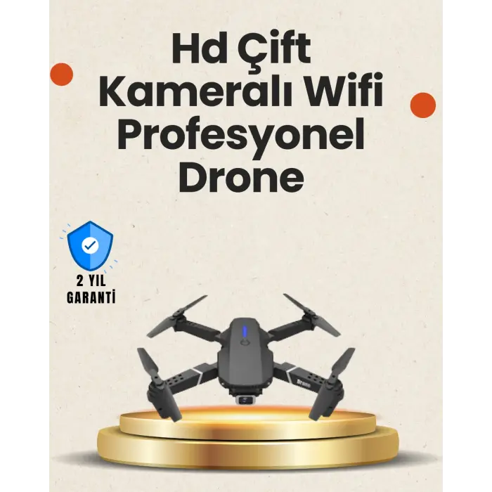 Yükseklik Sabitlemeli Katlanabilir Drone 1080P 4K Kamera Seçenekli