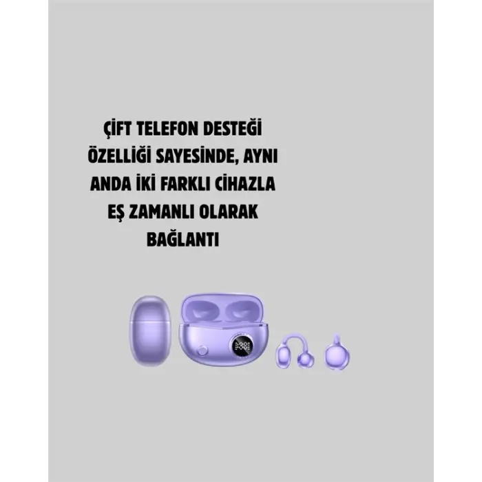 YXG10 Kablosuz Kulaklık – Bluetooth 5.4, Dokunmatik, LED Ekranlı Şarj Kutusu