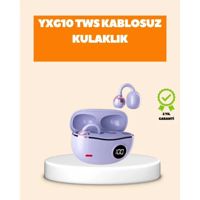 YXG10 Klipsli Açık Kulaklık – Spor İçin Uygun APTX Ses Ergonomik Yapı