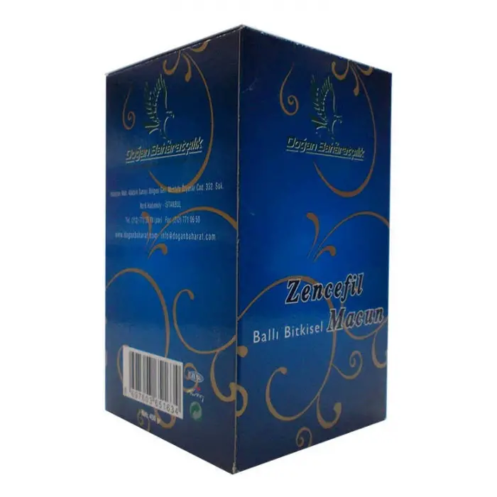 Zencefilli Ballı Bitkisel Karışım Cam Kavanoz 450 Gr