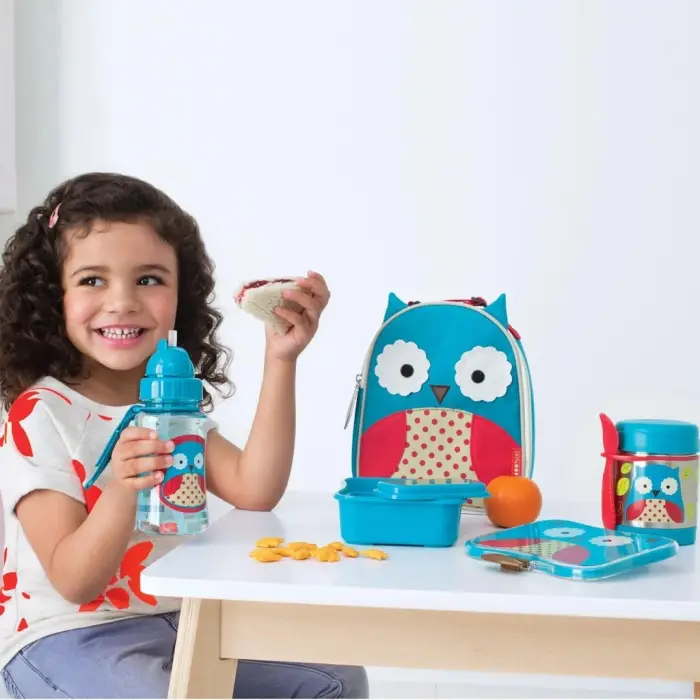 Zoo Paslanmaz Çelik Termos 325 ml Baykuş