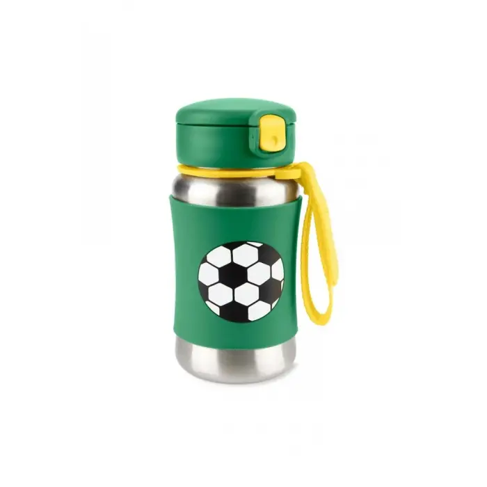 Zoo Pipetli Paslanmaz Çelik Suluk 350 ml Futbol