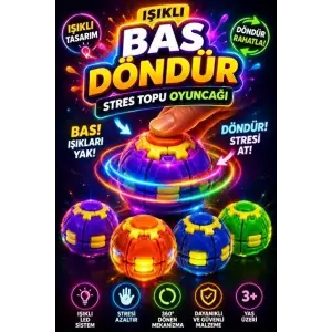 0036 SPIN TOP- IŞIKLI