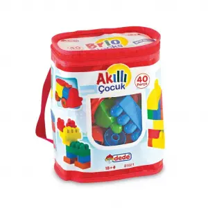 01021  Akıllı Çocuk Blokları 40 Parça