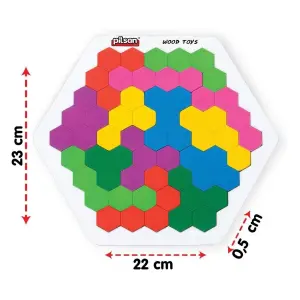 02 016 AHŞAP PETEK TANGRAM