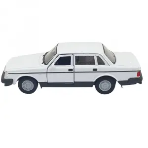 1:32 Volvo 240 GL Çek Bırak -Araba -  43784-BEYAZ - 1 ADET