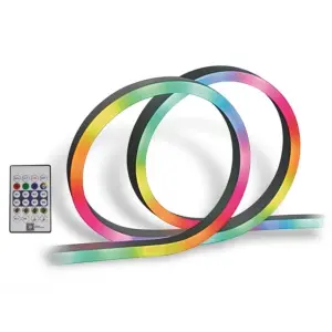 1 Adet AC 5435 RGB Pixel Neon Led Seti USB Girişli Kumandalı 5 Metre