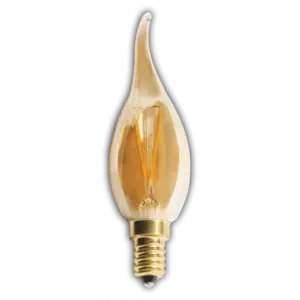 1 Adet CATA CT 4281 Kıvrık Led Rustik Ampul 4W Amber Işık E14 Duy