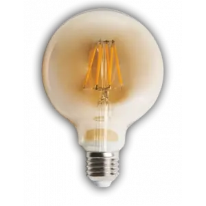 1 Adet CATA CT 4286 Glop Led Rustik Ampul 6W Amber Işık E27 Duy