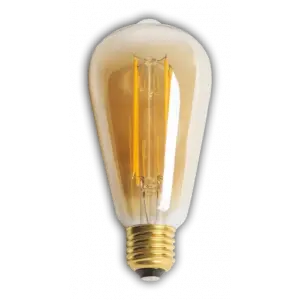 1 Adet CATA CT 4290 Led Rustik Ampul 8W Amber Işık E27 Duy