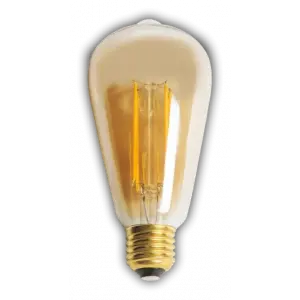 1 Adet CATA CT 4350 Led Rustik Ampul 4W Amber Işık E27 Duy