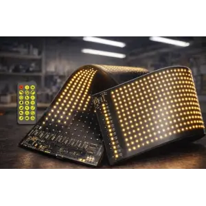 1 Adet CATA CT 4568 Esnek Yapışkanl Matrix Led Panel 60X12 RGB