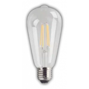 1 Adet KENDAL KES505 Led Rustik Ampul 6W 2700K Gün Işığı E27 Duy