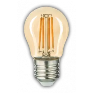 1 Adet KENDAL KES603 Led Rustik Ampul 6W Amber Işık E27 Duy