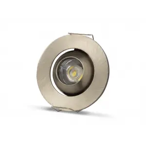 1 Adet NOAS YL94 0103 Satin Kasa 1W Led Spot Mavi Işık