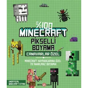 %100 Minecraft Pikselli Boyama - Canarlar Özel