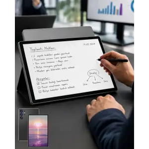 10.1 İnç Android Tablet 16GB RAM 1TB Depolama Klavyeli Tablet Seti